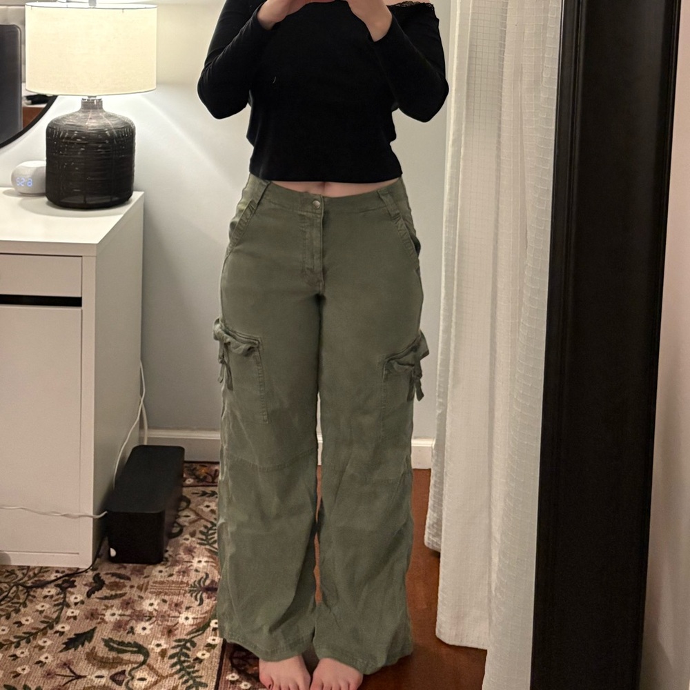 Green Cargo Pants